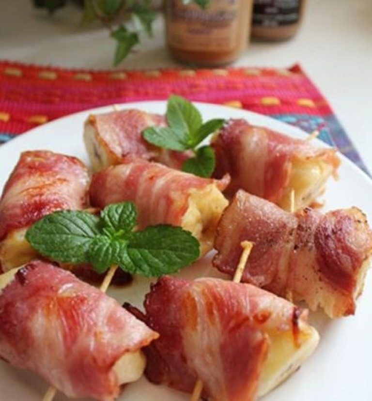 培根香蕉卷