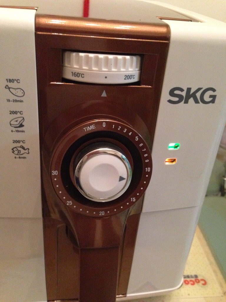 炸锅虾,设定180度15分钟