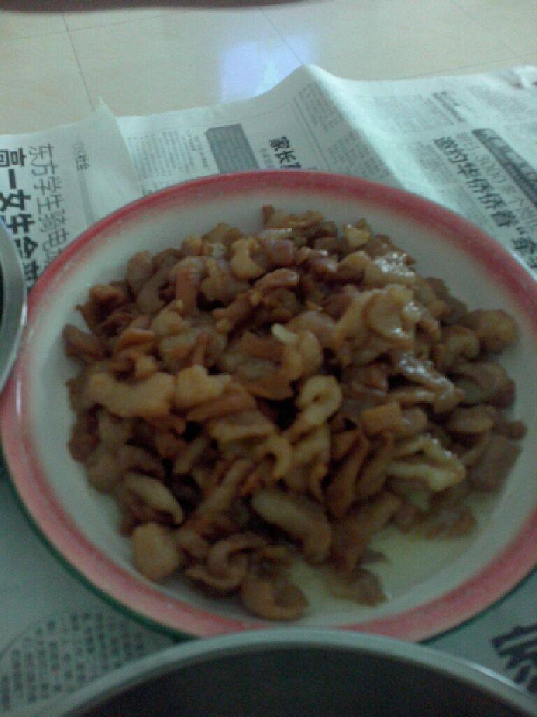 萝卜干炒肉