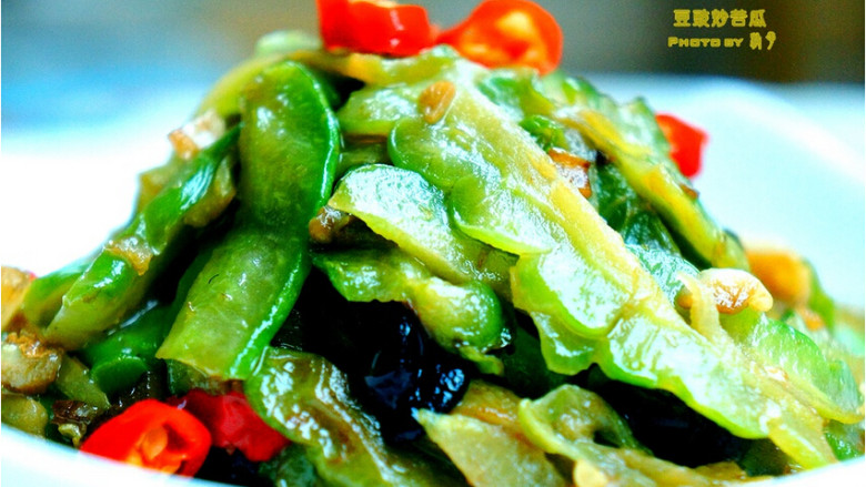 豆豉炒苦瓜