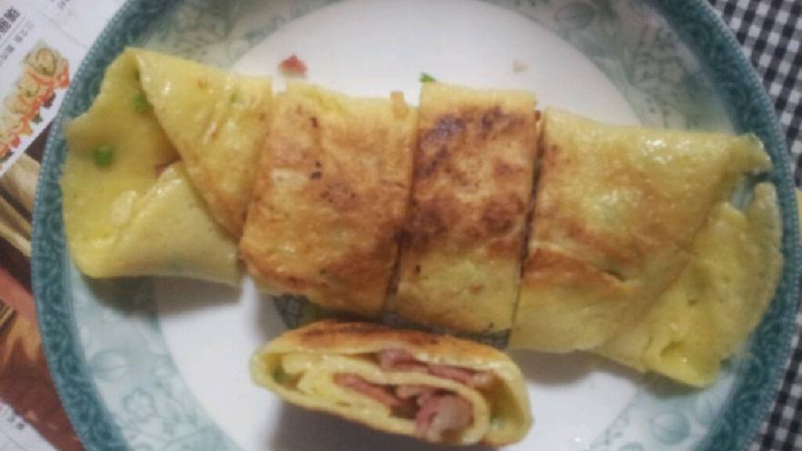 培根鸡蛋卷