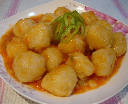 番茄土豆丸子