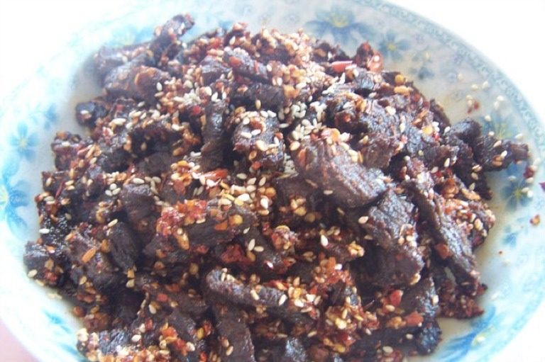 麻辣牛肉干
