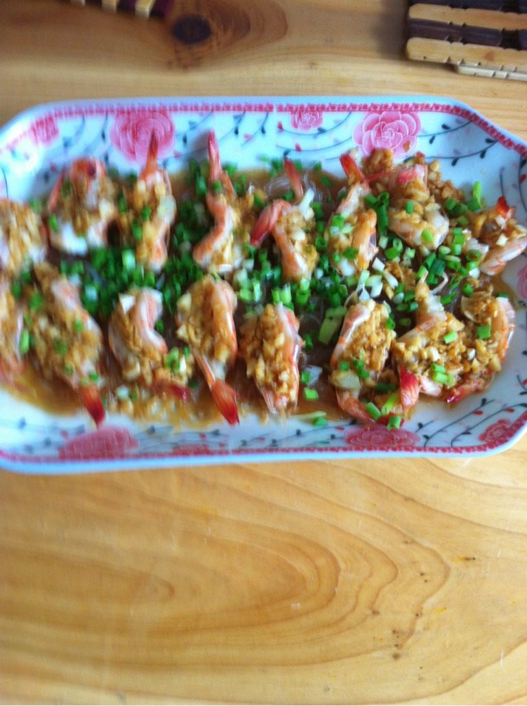 蒜蓉开边虾