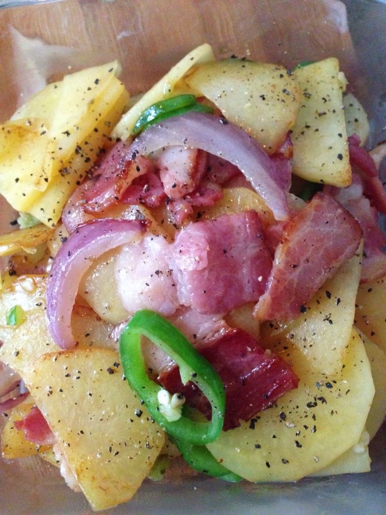 黑椒培根土豆片