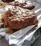 照烧鸡肉饼 ,用烤箱烤熟或者煎锅煎熟 （烤箱 190C， 约20min）即可
