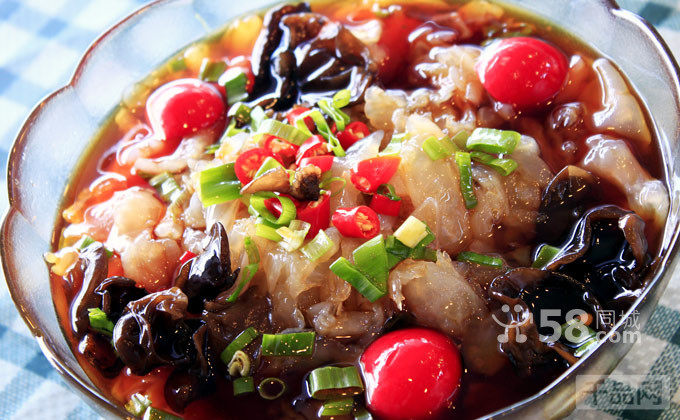 蜇头炖贝肉