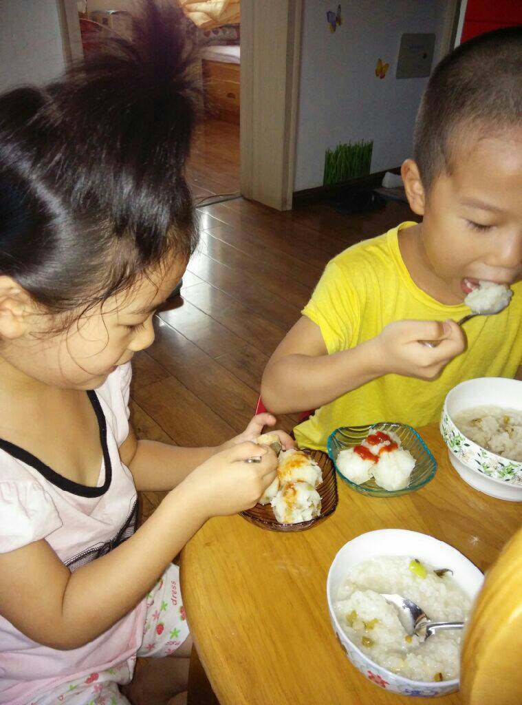 葡萄干山药球,孩子们的早餐