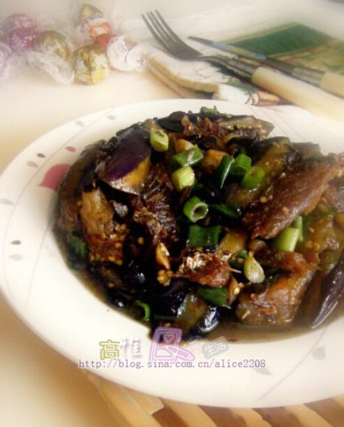 豆豉鲮鱼炒茄子