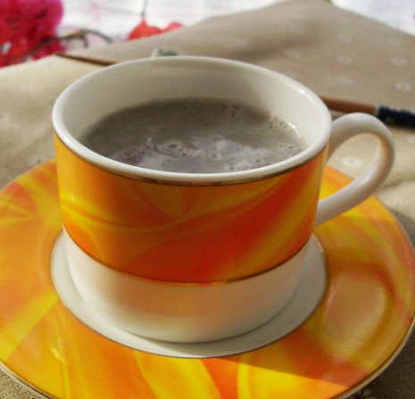 小米百合葡萄干豆浆
