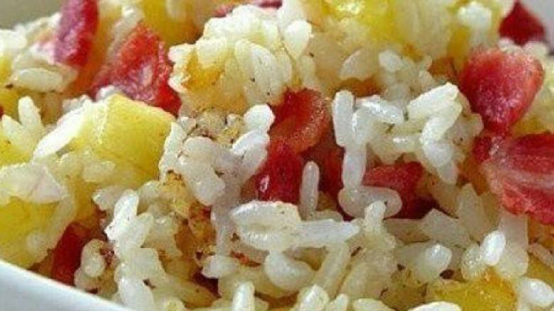 培根土豆炒饭！