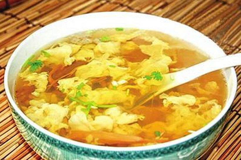 鸡蛋黄花汤