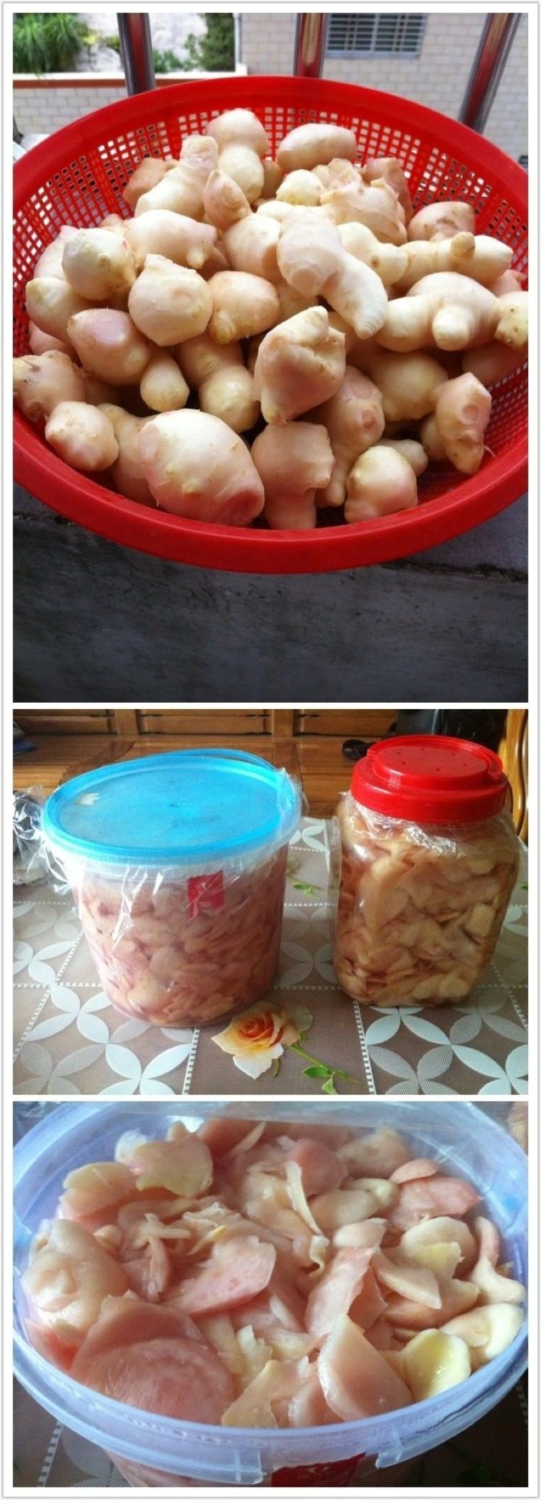 自制浸姜，配粥必备.