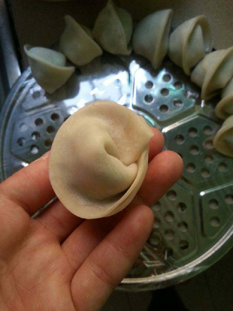 家常饺子,如图,成品是这样的