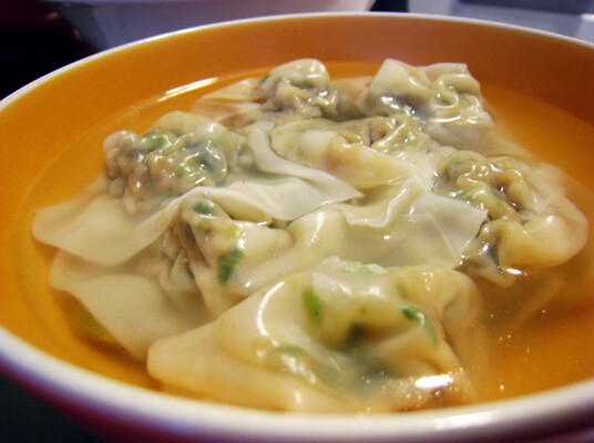 西洋菜猪肉馄饨