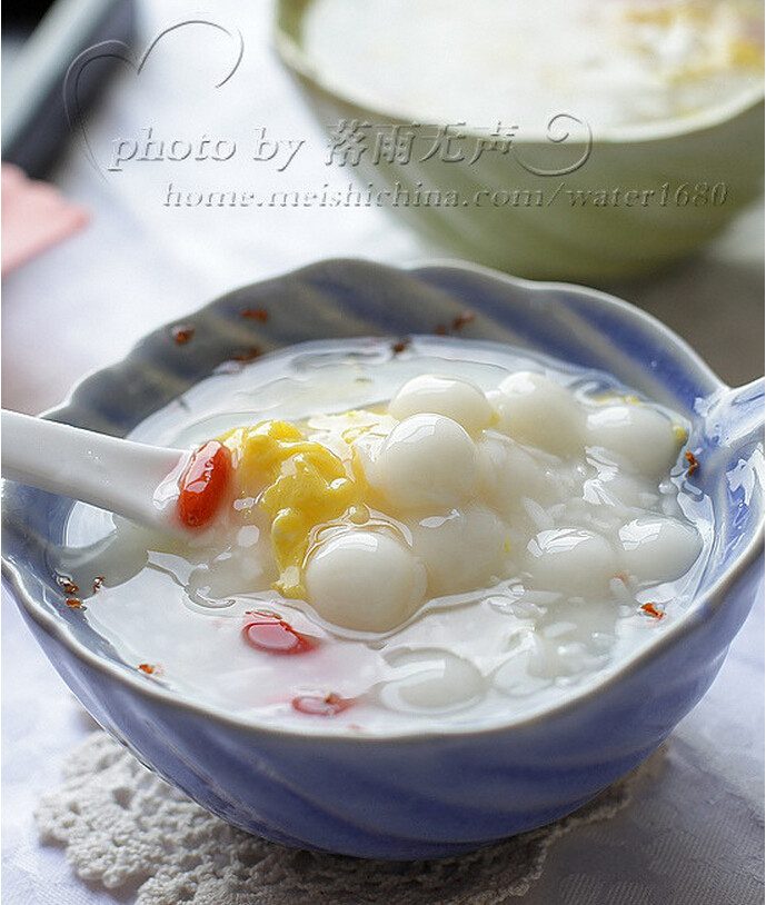 蛋花酒酿圆子