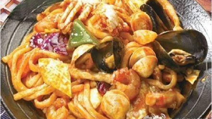 DIY海鲜乌冬面