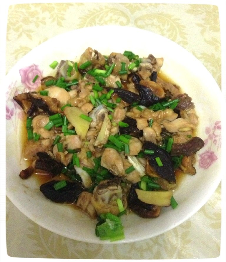 清蒸香菇鸡肉