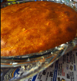 南瓜酸奶油蛋糕,烤箱预热165C，　烤40-50min