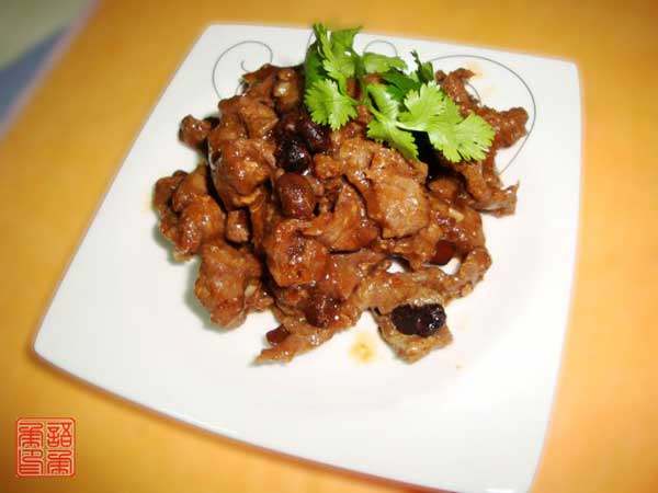 豆豉牛肉