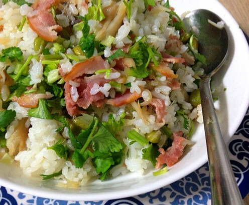 黄鱼鲞培根炒饭