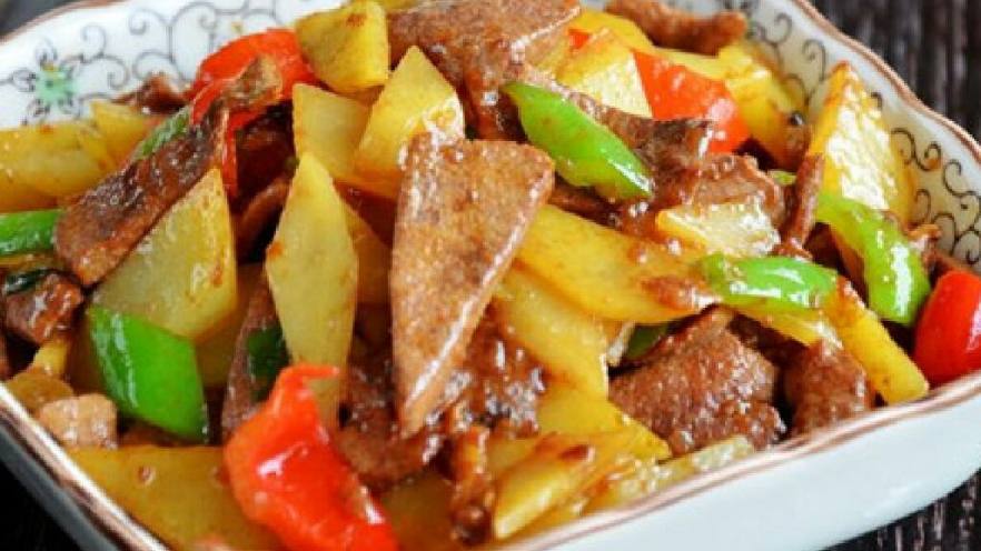 猪肝土豆片