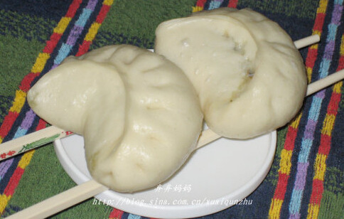 鸭肉糯米蒸包 