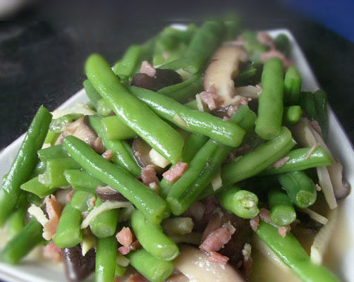火腿末四季豆