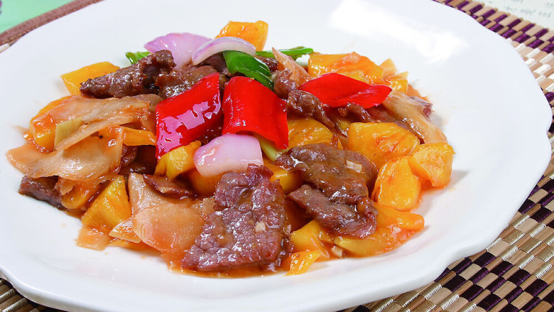 菠萝蜜炒牛肉