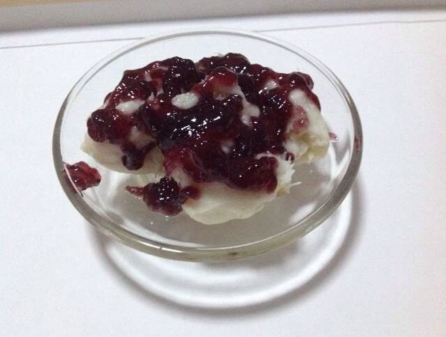 蓝莓山药泥