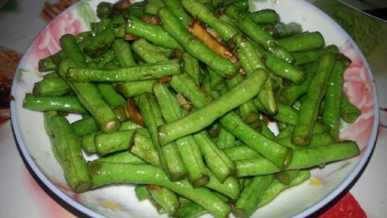 清炒豆角