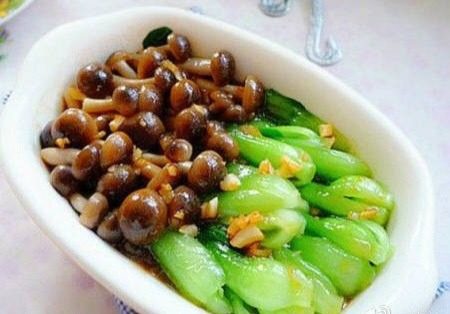 蟹味菇扒油菜