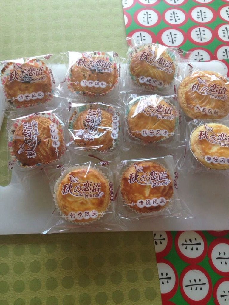 法式乳酪月饼,取饼皮55克,团成小球,压成面皮,包入35克馅料,放上几粒<a style='color:red;display:inline-block;' href='/shicai/ 109174'>蔓越莓干</a>,捏紧接缝,并将接缝朝下放入模具,压平表面。