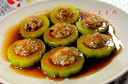 红烧苦瓜酿