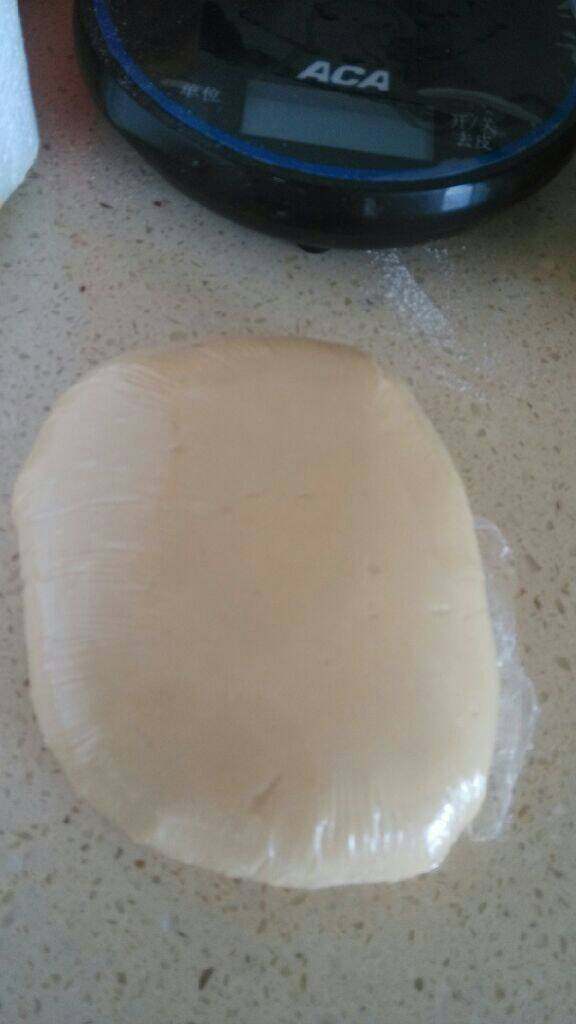 广式蛋黄莲蓉月饼,揉好醒2小时