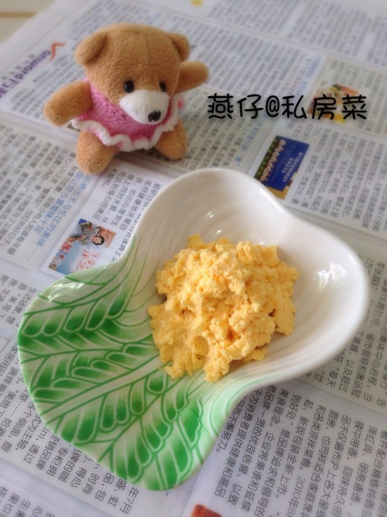 蛋黄泥（宝宝辅食）