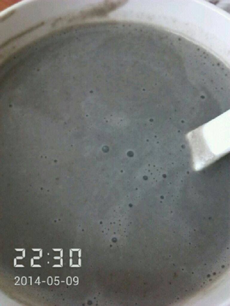 宝贝食谱——黑芝麻核桃糊