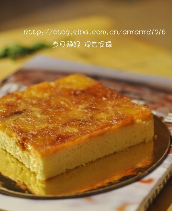 焦糖菠萝蛋糕