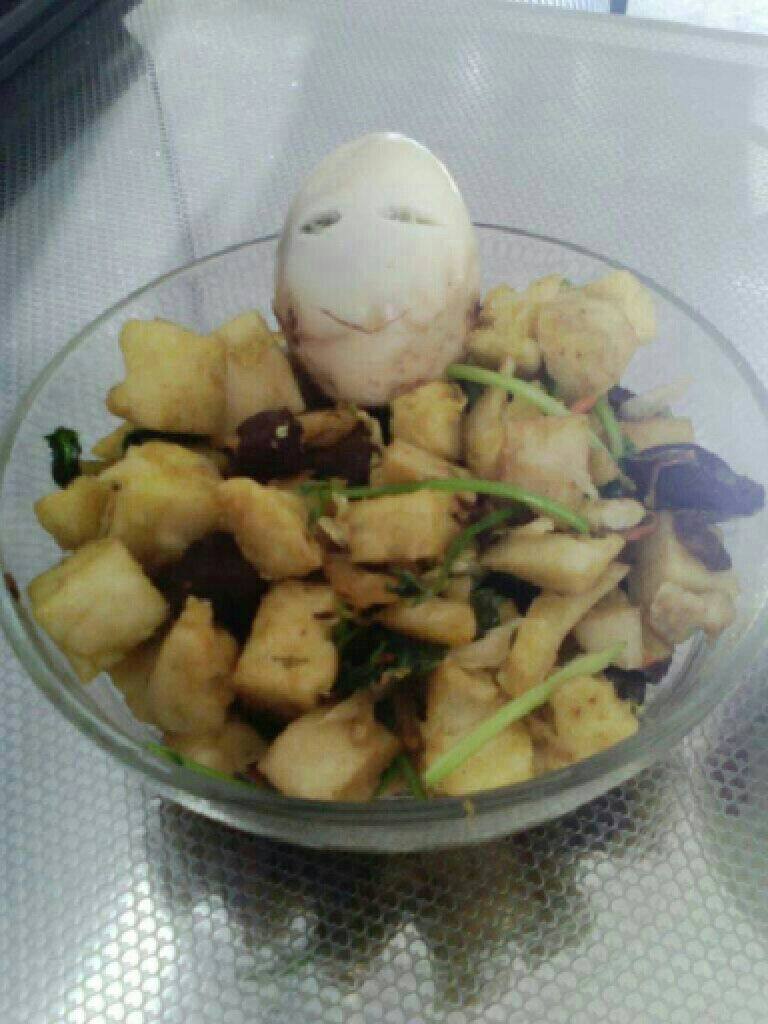 香煎馒头丁