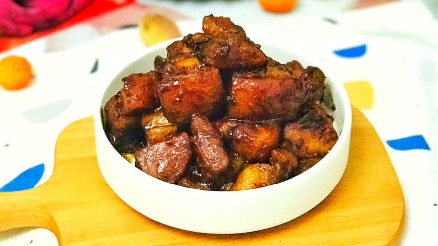 五花肉焖小土豆