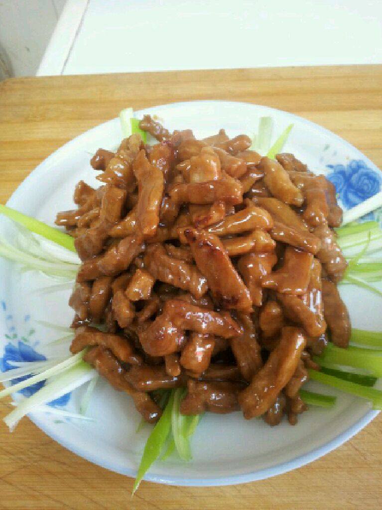 甜酱肉丝