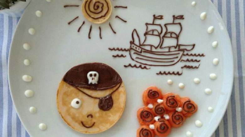 爱心水果餐（转裁）,海贼王和船
