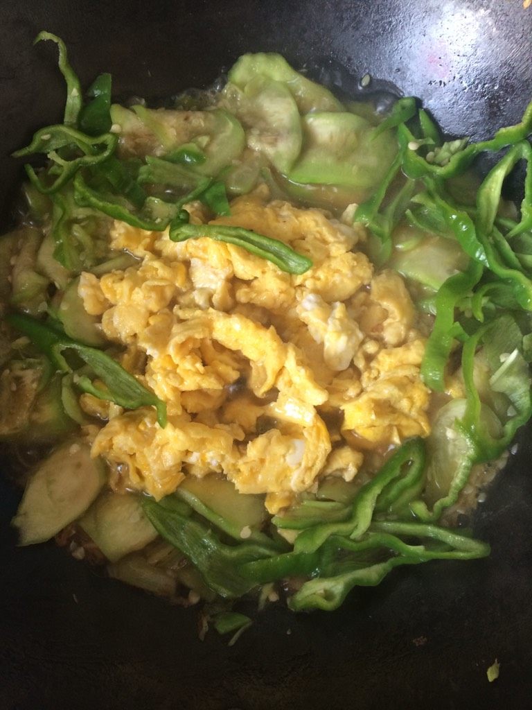 丝瓜炒蛋