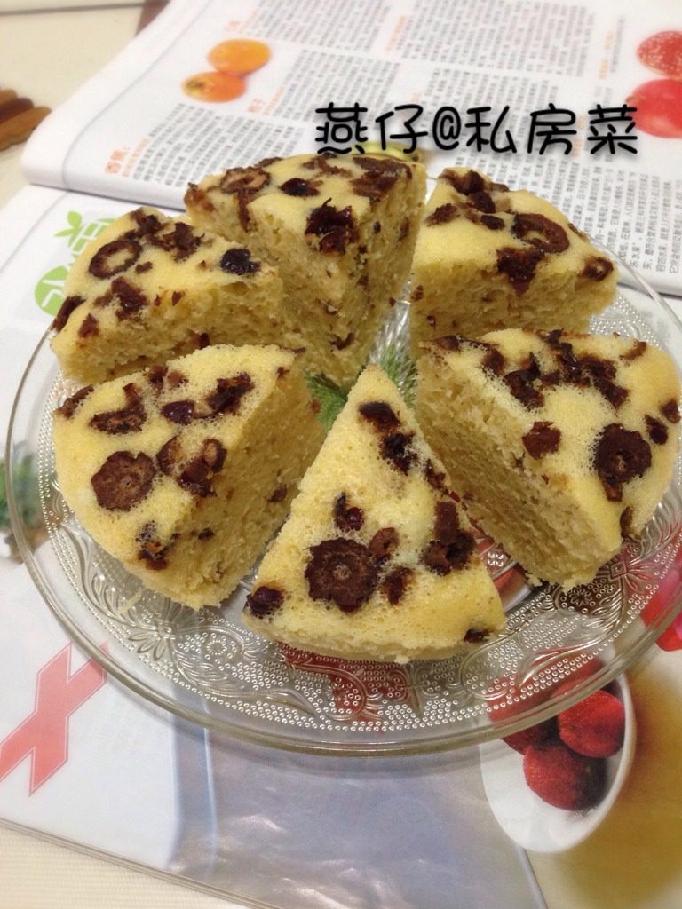 红枣鸡蛋发糕