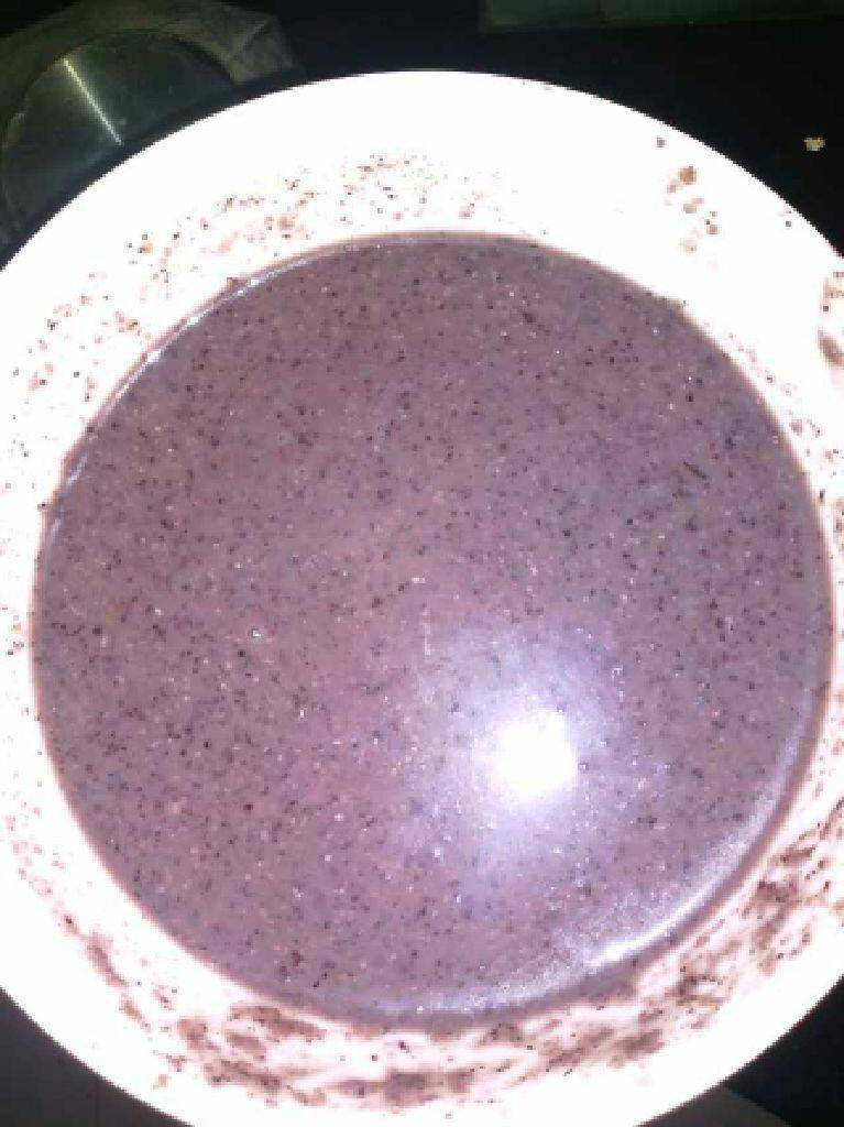 营养米糊,清水淘净放进豆浆机按米糊