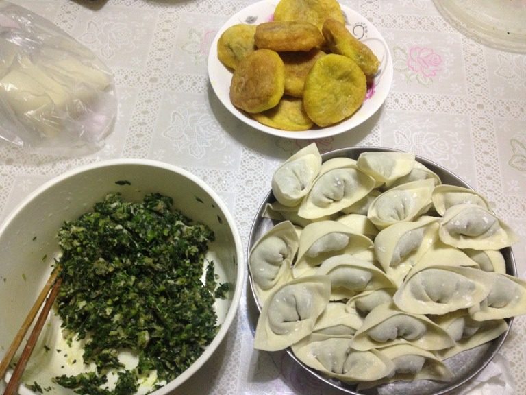 青菜猪肉馄饨,瘦肉成肉末