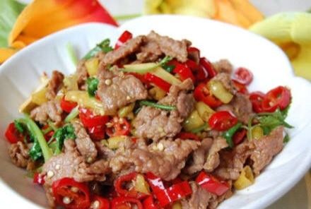 小炒牛肉