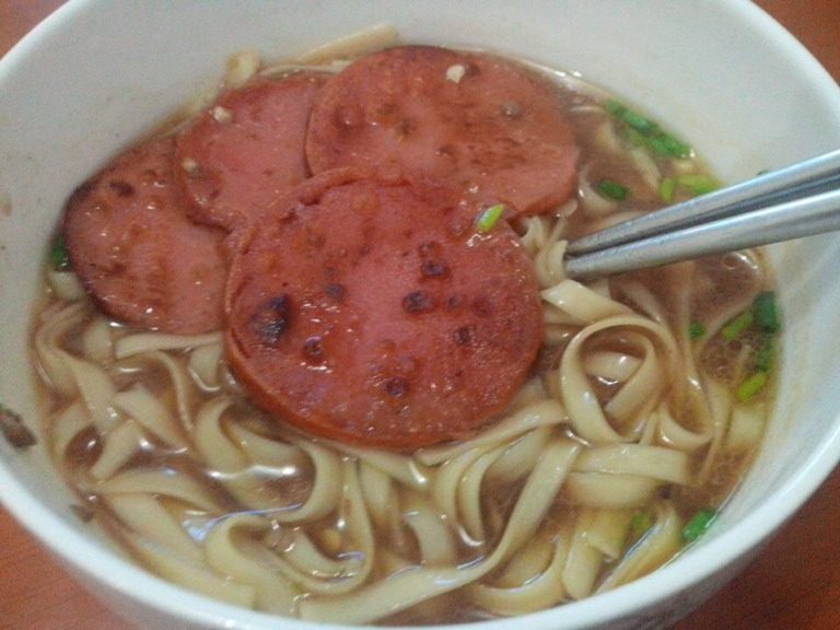 香葱火腿面