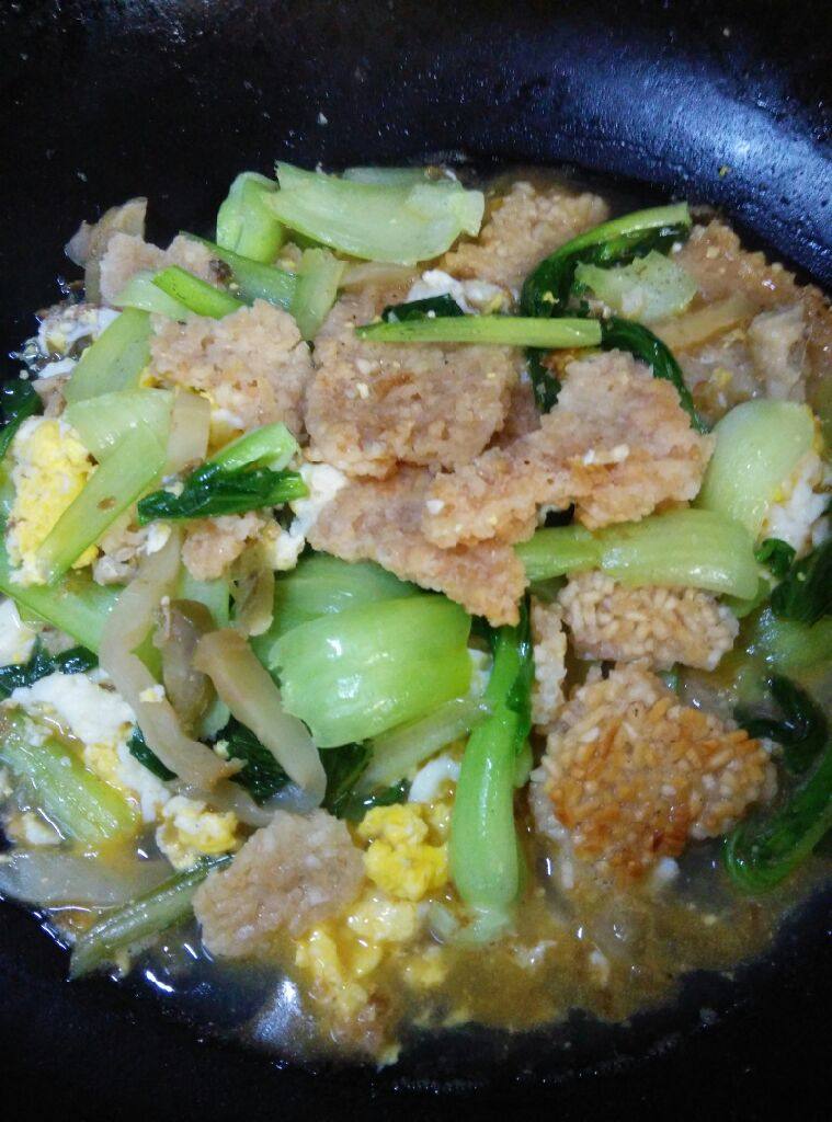 鸡汁三鲜锅巴