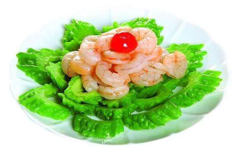 凉瓜河鲜虾